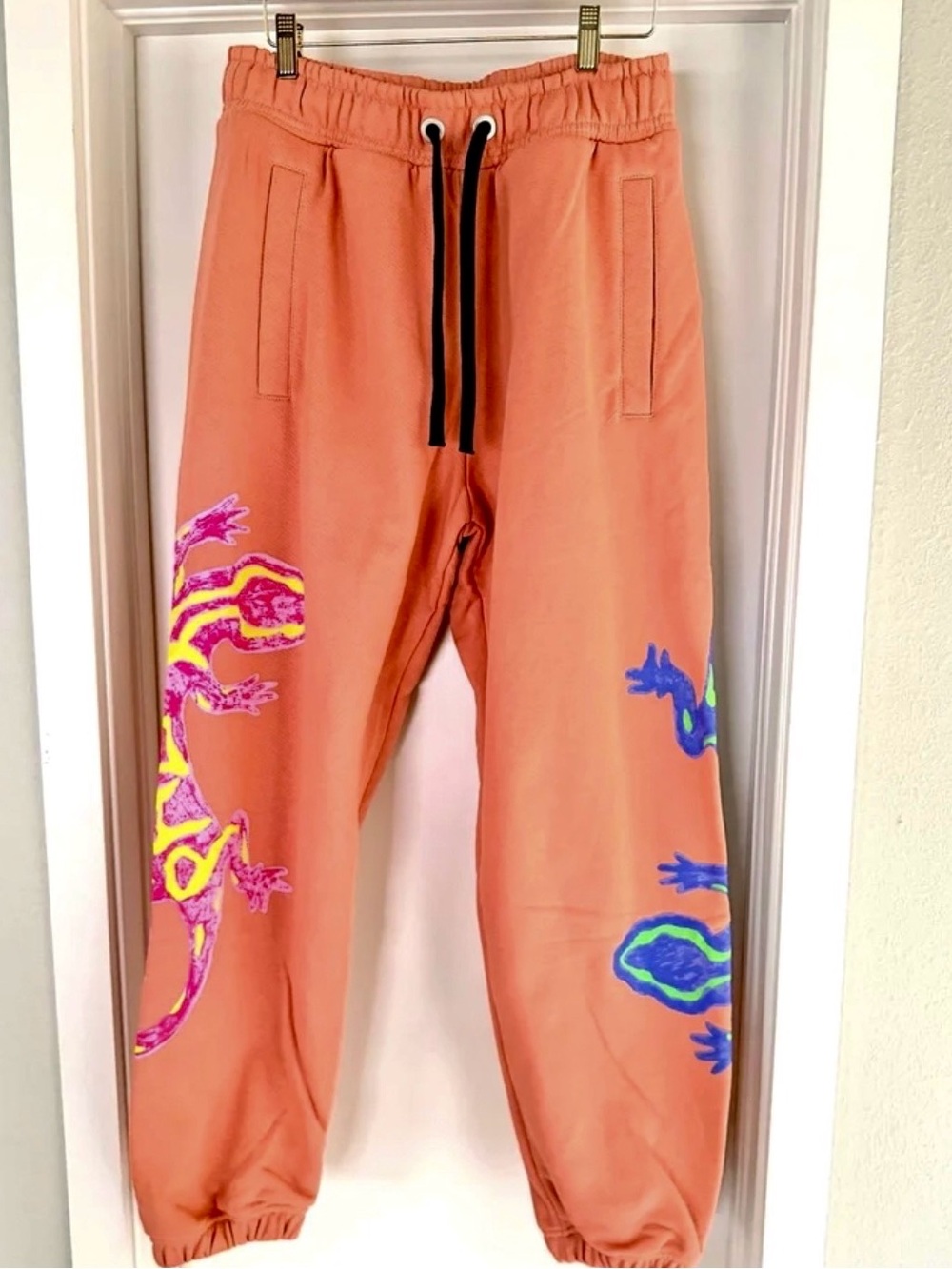 Palm Angels Neon Sweatpants – NWOT (Orange, Pink, Coral) MSRP: $550